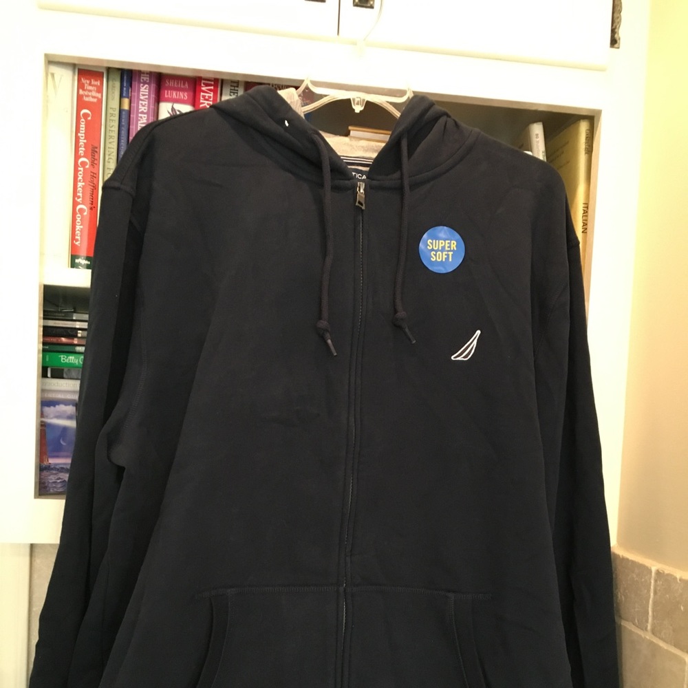 Nautica Men Navy blue sweatshirt XXL New